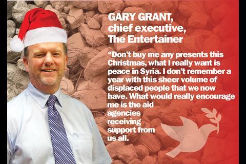 Gary Grant, chief executive, The Entertainer